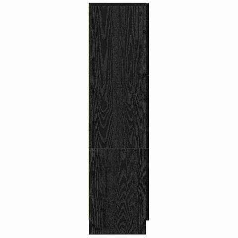 vidaXL Highboard Black oak 31.5 x 32 x 124 cm Engineered wood