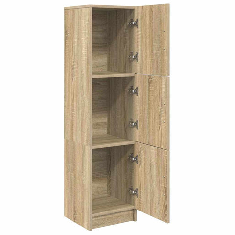 vidaXL Highboard Sonoma oak 31.5 x 32 x 124 cm Engineered wood