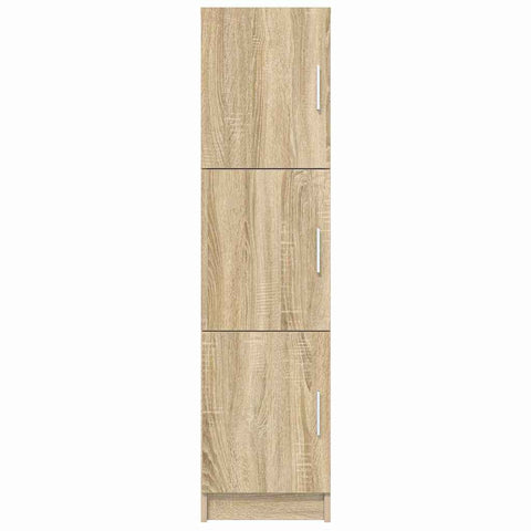 vidaXL Highboard Sonoma oak 31.5 x 32 x 124 cm Engineered wood