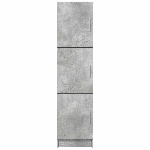vidaXL Highboard Concrete grey 31.5 x 32 x 124 cm Engineered wood