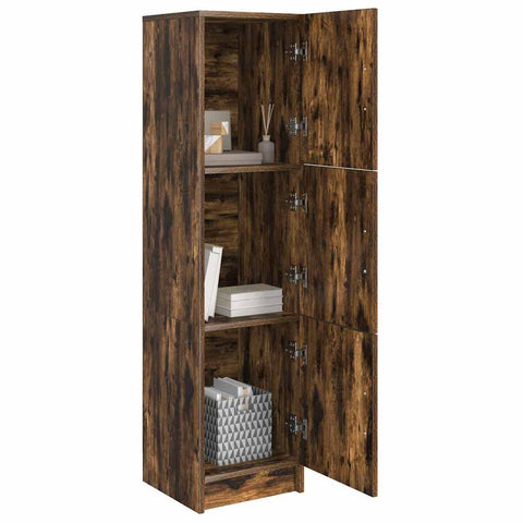 vidaXL Smoked Oak Sideboard Smoked oak Wood Large Smoked Oak Sideboard