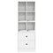 vidaXL Highboard with Drawer White 45.5 x 34 x 127 cm Engineered wood