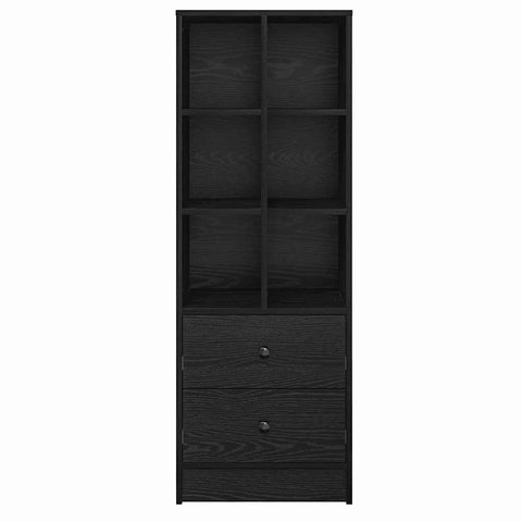 vidaXL Highboard Black oak 45.5 x 34 x 127 cm Engineered wood
