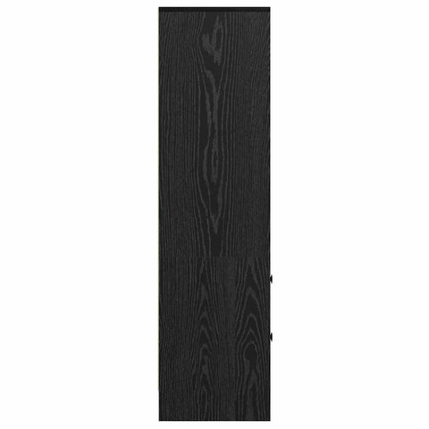 vidaXL Highboard Black oak 45.5 x 34 x 127 cm Engineered wood