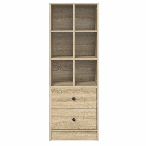 vidaXL Highboard Sonoma oak 45.5 x 34 x 127 cm Engineered wood