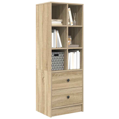 vidaXL Highboard Sonoma oak 45.5 x 34 x 127 cm Engineered wood