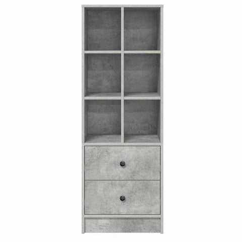 vidaXL Highboard Concrete grey 45.5 x 34 x 127 cm Engineered wood