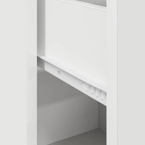 vidaXL Sideboard with Drawer White 38 x 34.5 x 75 cm Engineered wood