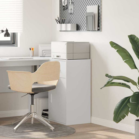 vidaXL Sideboard with Drawer White 38 x 34.5 x 75 cm Engineered wood