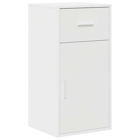 vidaXL Sideboard with Drawer White 38 x 34.5 x 75 cm Engineered wood