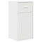vidaXL Sideboard with Drawer White 38 x 34.5 x 75 cm Engineered wood