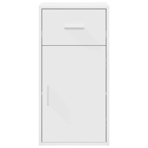 vidaXL Sideboard with Drawer White 38 x 34.5 x 75 cm Engineered wood