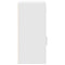 vidaXL Sideboard with Drawer White 38 x 34.5 x 75 cm Engineered wood