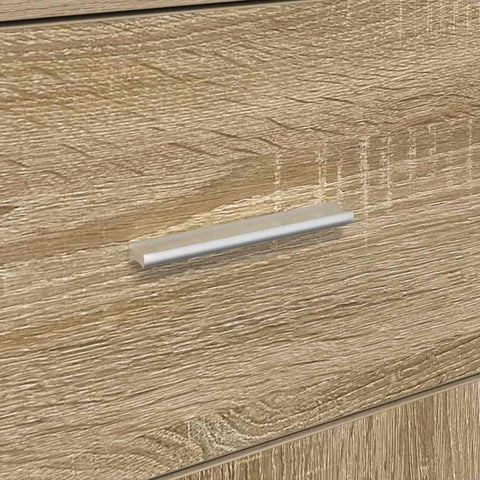 vidaXL Sideboard Sonoma oak 38 x 34.5 x 75 cm Engineered wood