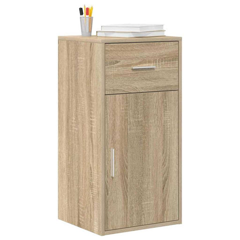 vidaXL Sideboard Sonoma oak 38 x 34.5 x 75 cm Engineered wood