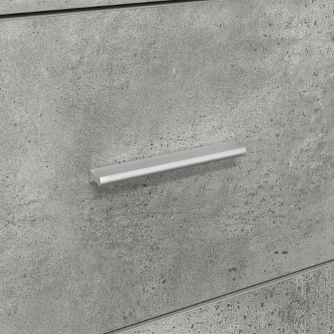 vidaXL Sideboard Concrete grey 38 x 34.5 x 75 cm Engineered wood