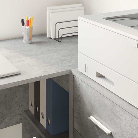 vidaXL Sideboard Concrete grey 38 x 34.5 x 75 cm Engineered wood