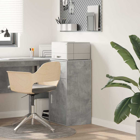 vidaXL Sideboard Concrete grey 38 x 34.5 x 75 cm Engineered wood