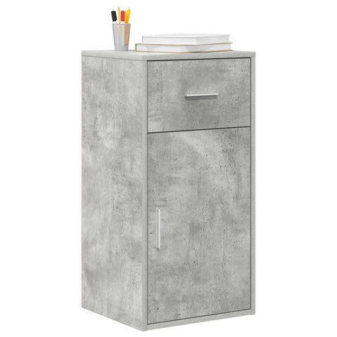 vidaXL Sideboard Concrete grey 38 x 34.5 x 75 cm Engineered wood
