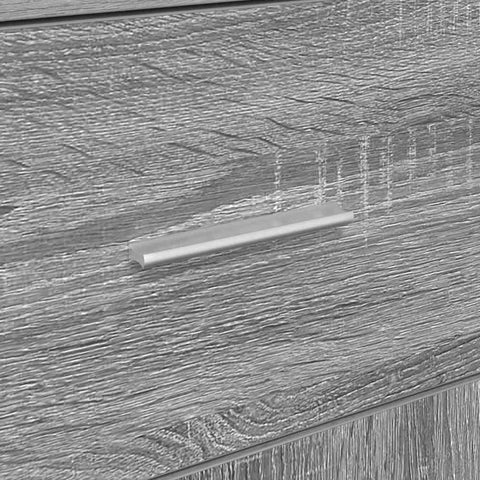vidaXL Sideboard Grey sonoma 38 x 34.5 x 75 cm Engineered wood
