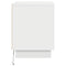 vidaXL Bedside Cabinet with LED Lights White 44x34,5x45 cm