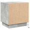 vidaXL Bedside Cabinet with LED Lights Concrete Grey 44x34,5x45 cm