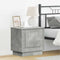 vidaXL Bedside Cabinets with LED Lights 2 pcs Concrete Grey 44x34,5x45 cm