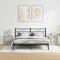 vidaXL Bedside Cabinets with LED Lights 2 pcs Concrete Grey 44x34,5x45 cm