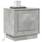 vidaXL Bedside Cabinets with LED Lights 2 pcs Concrete Grey 44x34,5x45 cm