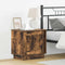 vidaXL Bedside Cabinets with LED Lights 2 pcs Smoked Oak 44x34,5x45 cm