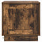 vidaXL Bedside Cabinets with LED Lights 2 pcs Smoked Oak 44x34,5x45 cm