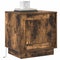 vidaXL Bedside Cabinets with LED Lights 2 pcs Smoked Oak 44x34,5x45 cm