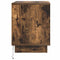 vidaXL Bedside Cabinets with LED Lights 2 pcs Smoked Oak 44x34,5x45 cm