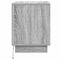 vidaXL Bedside Cabinet with LED Lights Grey Sonoma 44x34,5x45 cm