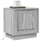 vidaXL Bedside Cabinets with LED Lights 2 pcs Grey Sonoma 44x34,5x45 cm