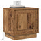 vidaXL Bedside Cabinets with LED Lights 2 pcs Old Wood 44x34,5x45 cm
