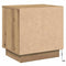 vidaXL Bedside Cabinet with LED Lights Artisan Oak 44x34,5x45 cm