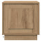 vidaXL Bedside Cabinet with LED Lights Artisan Oak 44x34,5x45 cm