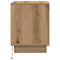 vidaXL Bedside Cabinet with LED Lights Artisan Oak 44x34,5x45 cm