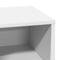 vidaXL Bedside Cabinet with LED White 50x34,5x50 cm