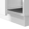 vidaXL Bedside Cabinet with LED White 50x34,5x50 cm