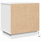 vidaXL Bedside Cabinet with LED White 50x34,5x50 cm