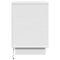 vidaXL Bedside Cabinet with LED White 50x34,5x50 cm
