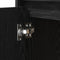 vidaXL Bedside Cabinet with LED Black Oak 50x34,5x50 cm