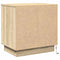 vidaXL Bedside Cabinet with LED Sonoma Oak 50x34,5x50 cm