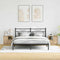 vidaXL Bedside Cabinets with LED 2 pcs Sonoma Oak 50x34.5x50 cm