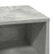 vidaXL Bedside Cabinet with LED Concrete Grey 50x34.5x50 cm