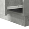 vidaXL Bedside Cabinet with LED Concrete Grey 50x34.5x50 cm
