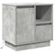 vidaXL Bedside Cabinet with LED Concrete Grey 50x34.5x50 cm