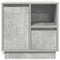 vidaXL Bedside Cabinet with LED Concrete Grey 50x34.5x50 cm